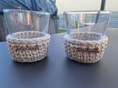 Gehäkeltes Windlicht!