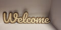 Holz-Schriftzug „Welcome“ – Herzliches Willkommen für dein Zuhause